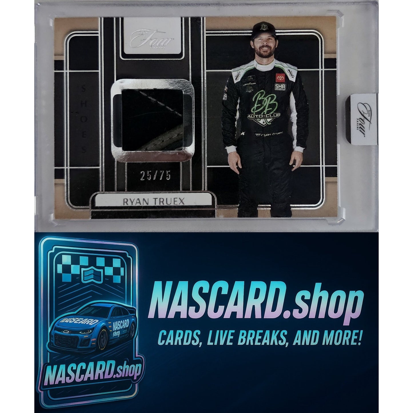 2025 Panini Turn Four #SH-RTX Ryan Truex Shoes #/75
