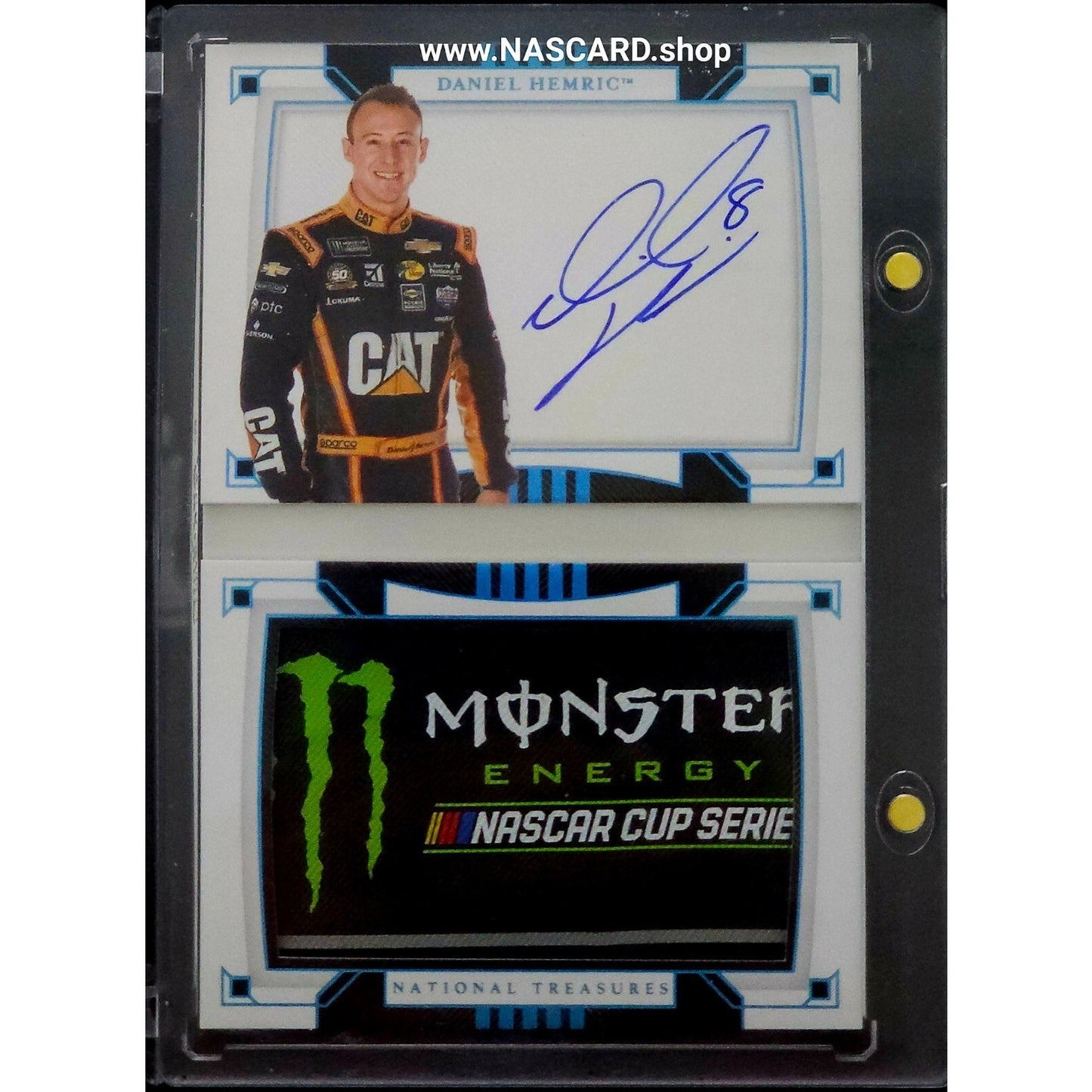 2020 National Treasures Jumbo Patch Booklet Monster Energy Daniel Hemric 1/1 - NASCARD.shop