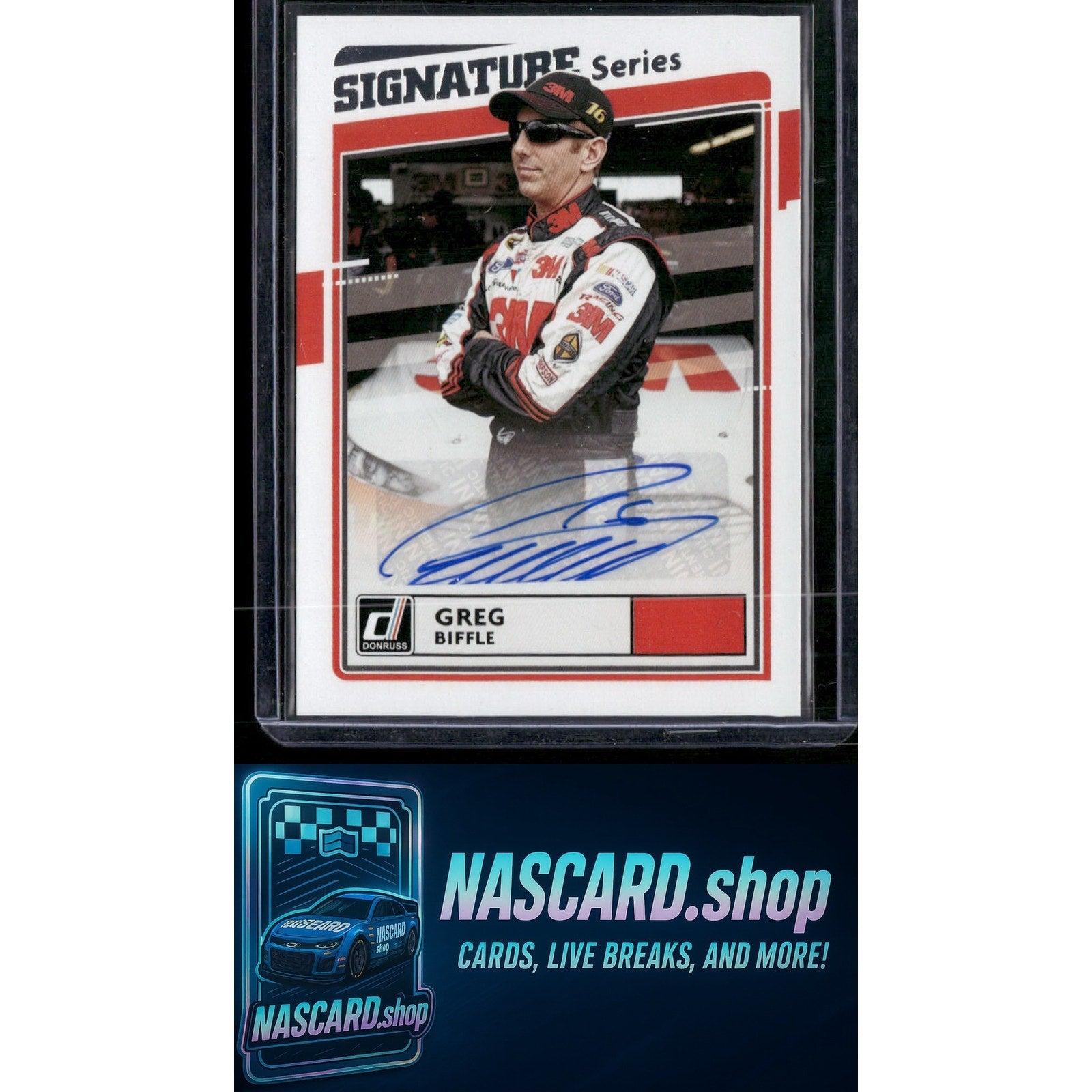 2021 Donruss #SS-GB Greg Biffle Signature Series - NASCARD.shop