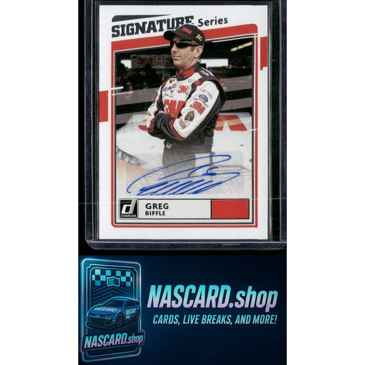 2021 Donruss #SS-GB Greg Biffle Signature Series - NASCARD.shop