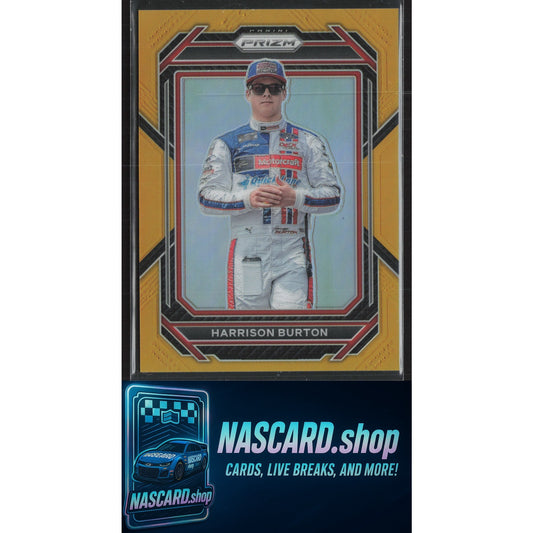 2023 Panini Prizm #68 Harrison Burton Gold Prizm #/10