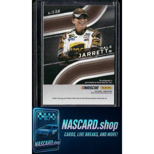 2023 Panini Prime #LS-DJR Dale Jarrett Legendary Signatures #/49