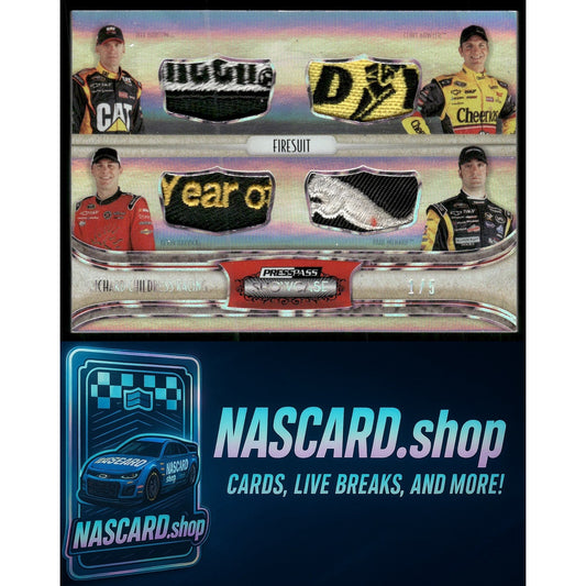 2011 Press Pass Burton Clint Bowyer Kevin Harvick Menard Classic Collections 1/5 - NASCARD.shop