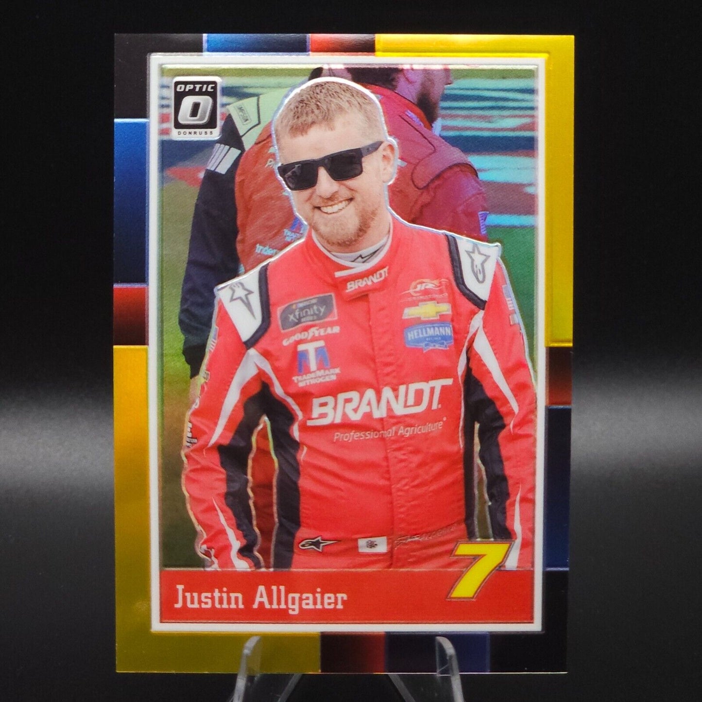 2021 Panini Donruss NASCAR - Retro 1988 Justin Allgaier #79 Optic Gold /10