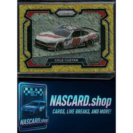 2024 Panini Prizm #36 Cole Custer Gold Shimmer #/3