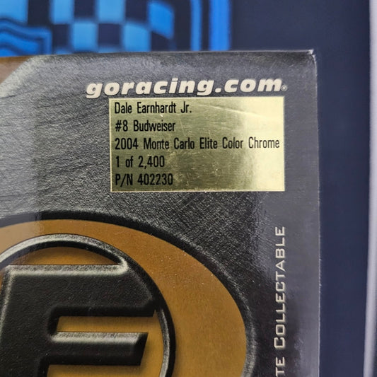 Dale Earnhardt Jr. #8 Budweiser 2004 Color Chrome Diecast Car 1:24 Elite Ultra Rare 1 of 2400