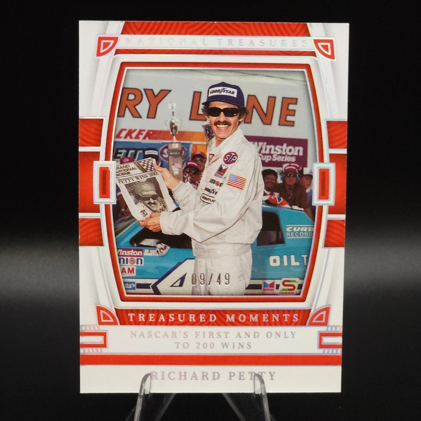 2023 National Treasures Treasured Moments Richard Petty Holo Silver /49 - NASCARD.shop