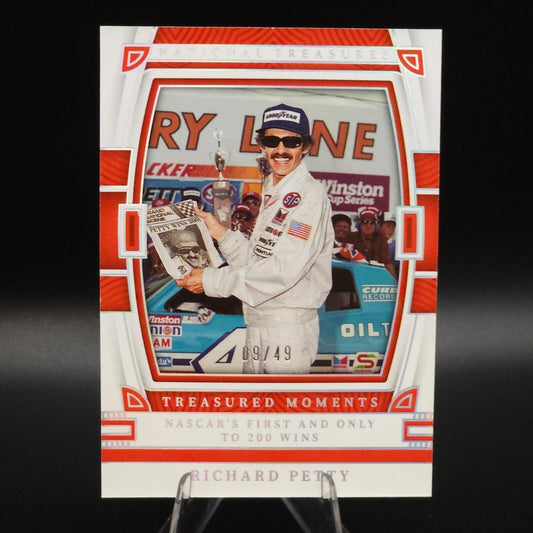 2023 National Treasures Treasured Moments Richard Petty Holo Silver /49 - NASCARD.shop
