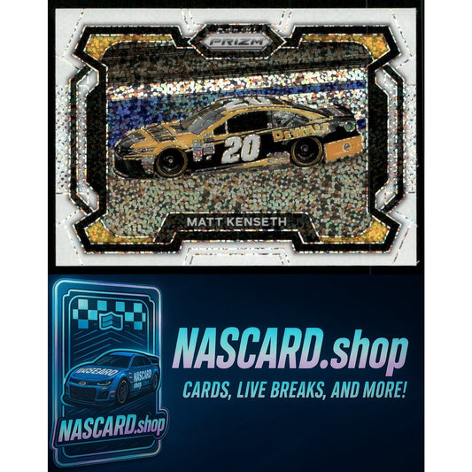 2024 Panini Prizm #90 Matt Kenseth White Sparkle - NASCARD.shop