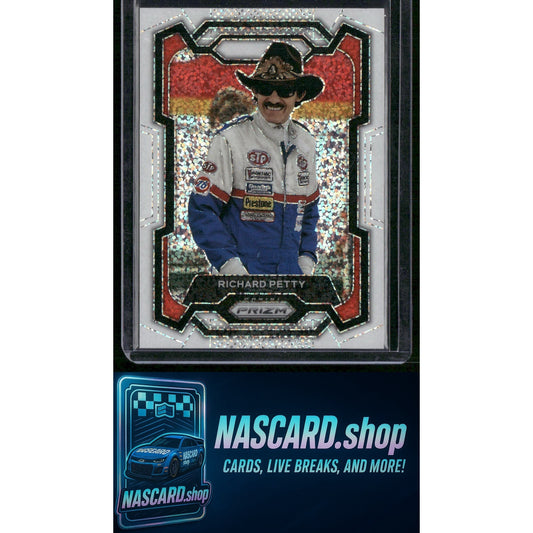 2024 Panini Prizm #99 Richard Petty White Sparkle