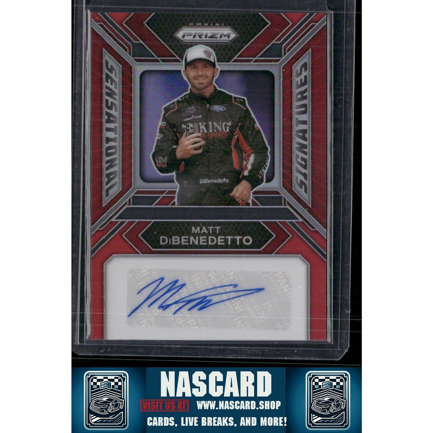 2024 Panini Prizm #SS-MDO Matt DiBenedetto Sensational Signatures Red