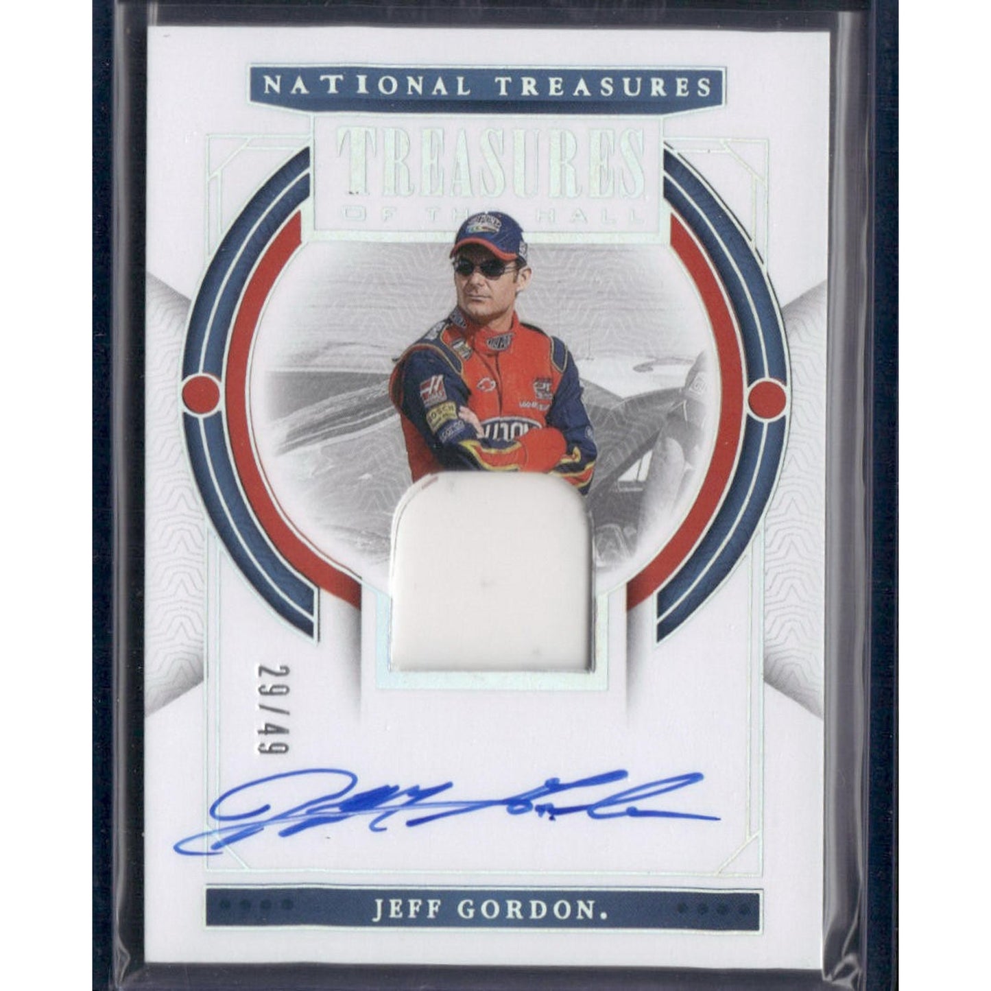 2024 National Treasures Jeff Gordon Treasures Of The Hall Holo Silver #/49