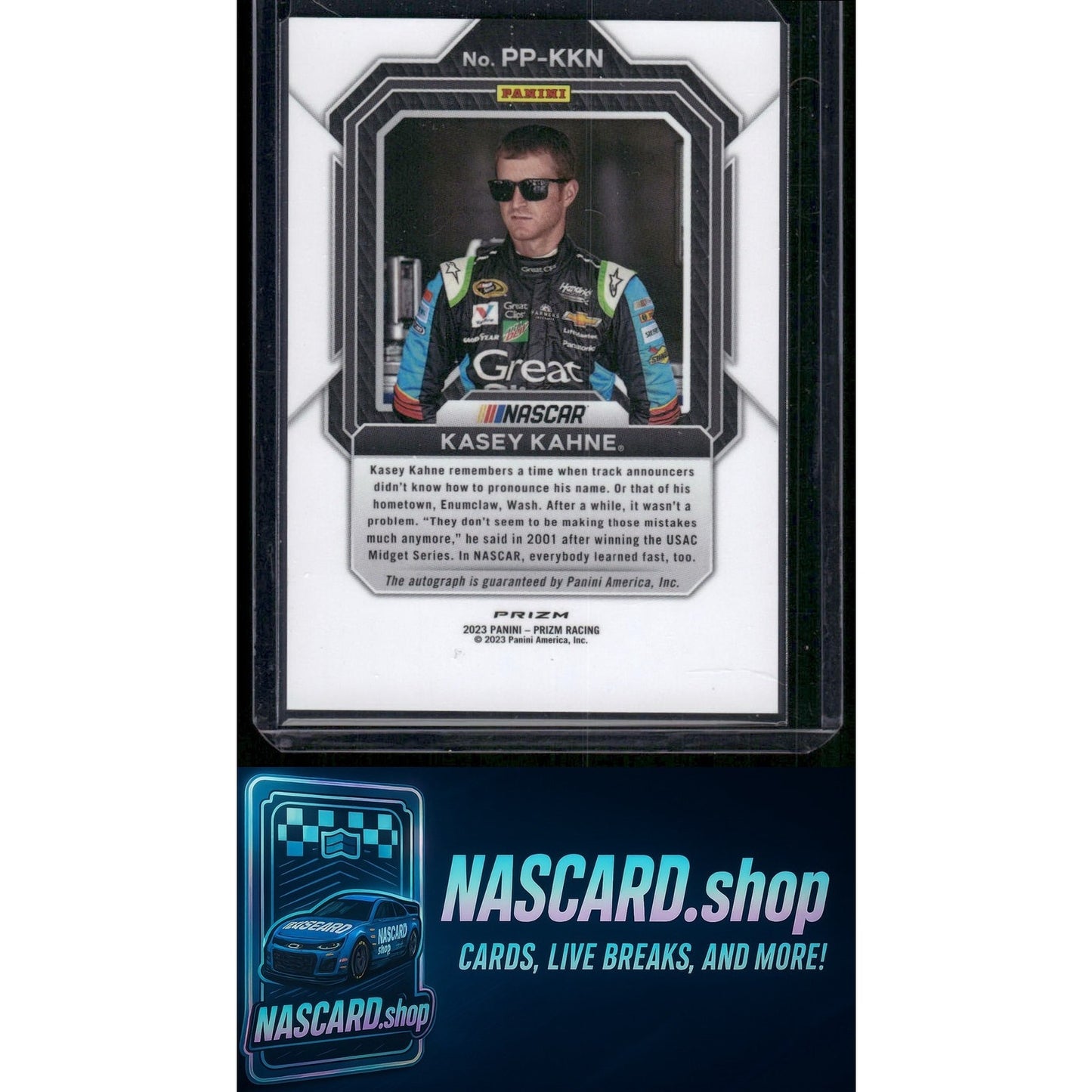 2023 Panini Prizm #PP-KKN Kasey Kahne Patented Penmanship Prizm