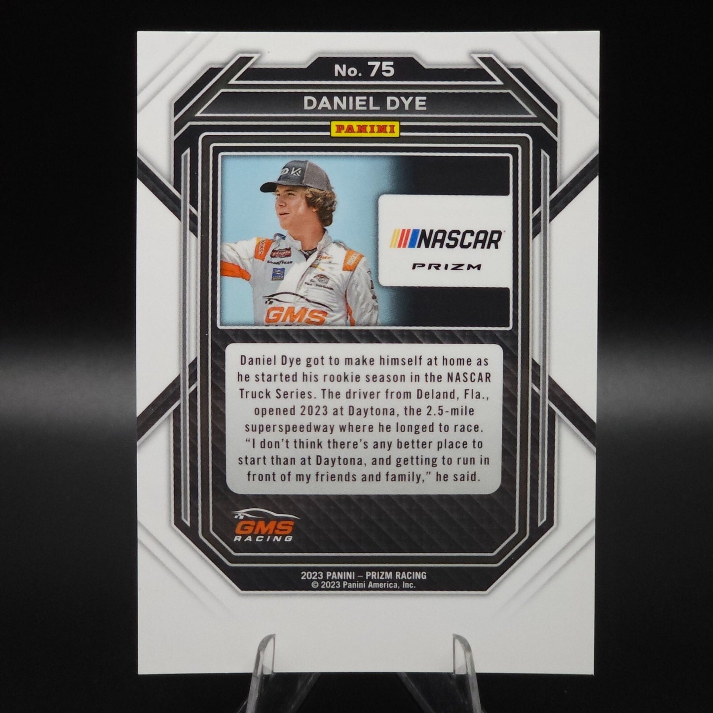 2023 Panini Prizm - Daniel Dye #75 White Sparkle Prizm