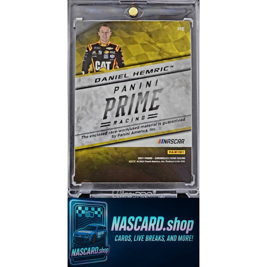 2021 Panini Chronicles Daniel Hemric Prime Jumbo Monster Cup Series Patch #1/1