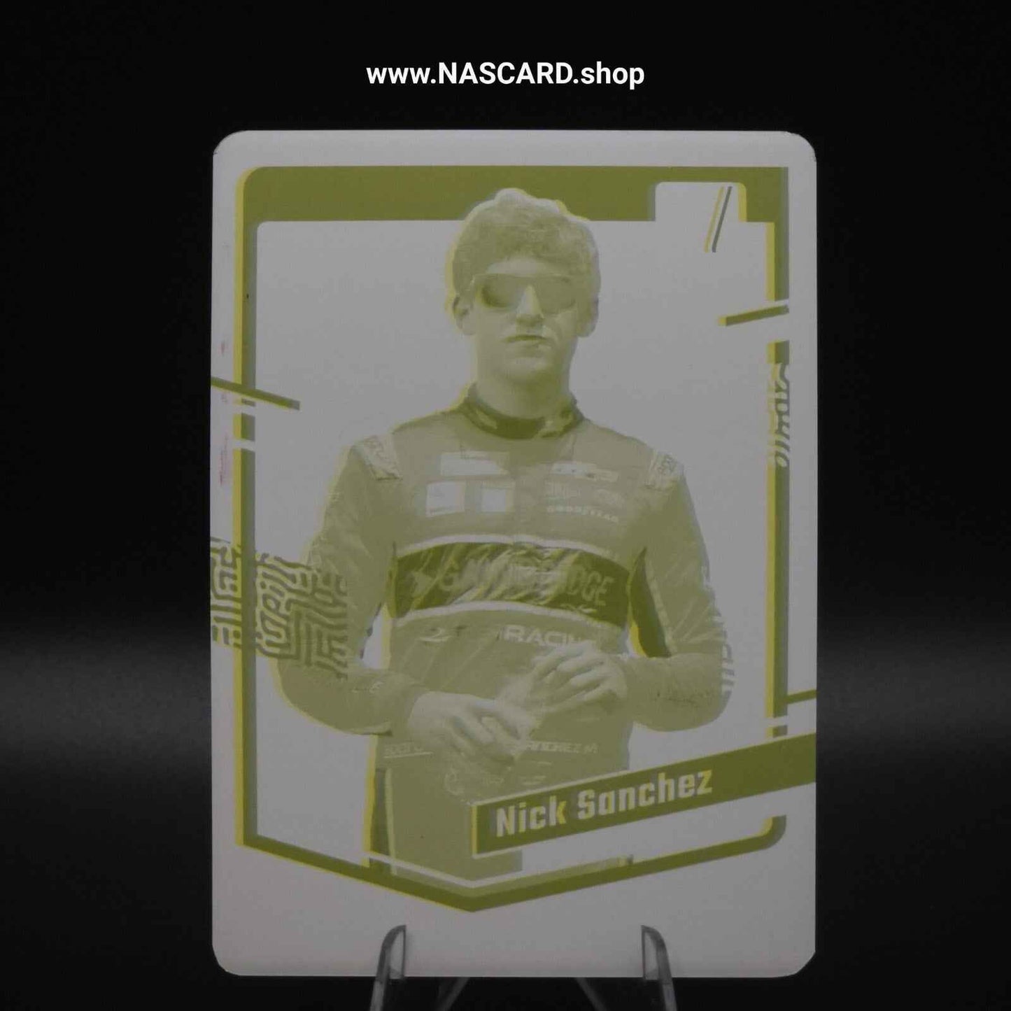 2024 Panini Donruss NASCAR #34 Printing Plate Nick Sanchez 1/1 - NASCARD.shop