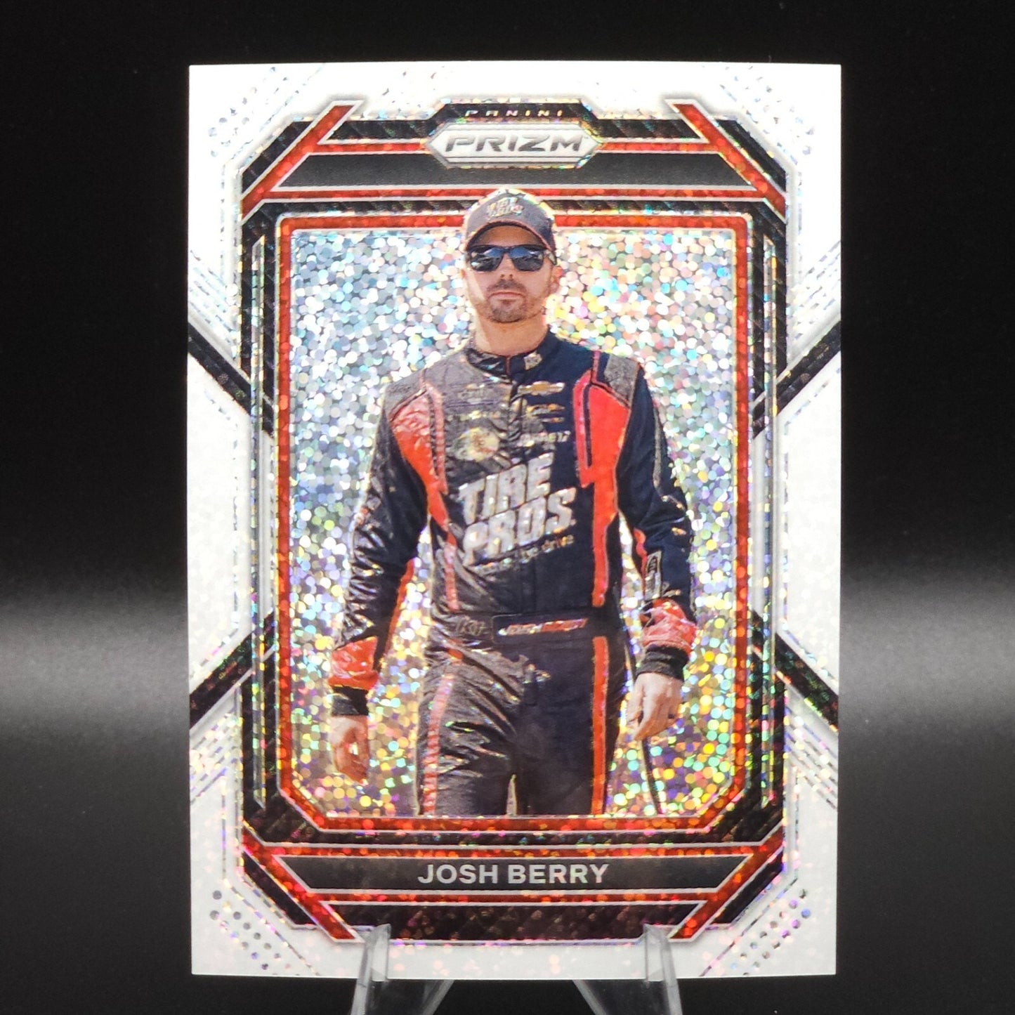 2023 Panini Prizm - Josh Berry #45 White Sparkle Prizm