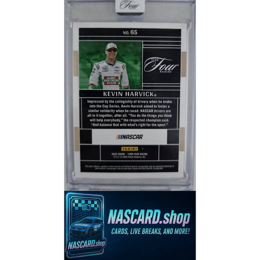 2025 Panini Turn Four #65 Kevin Harvick #01/75