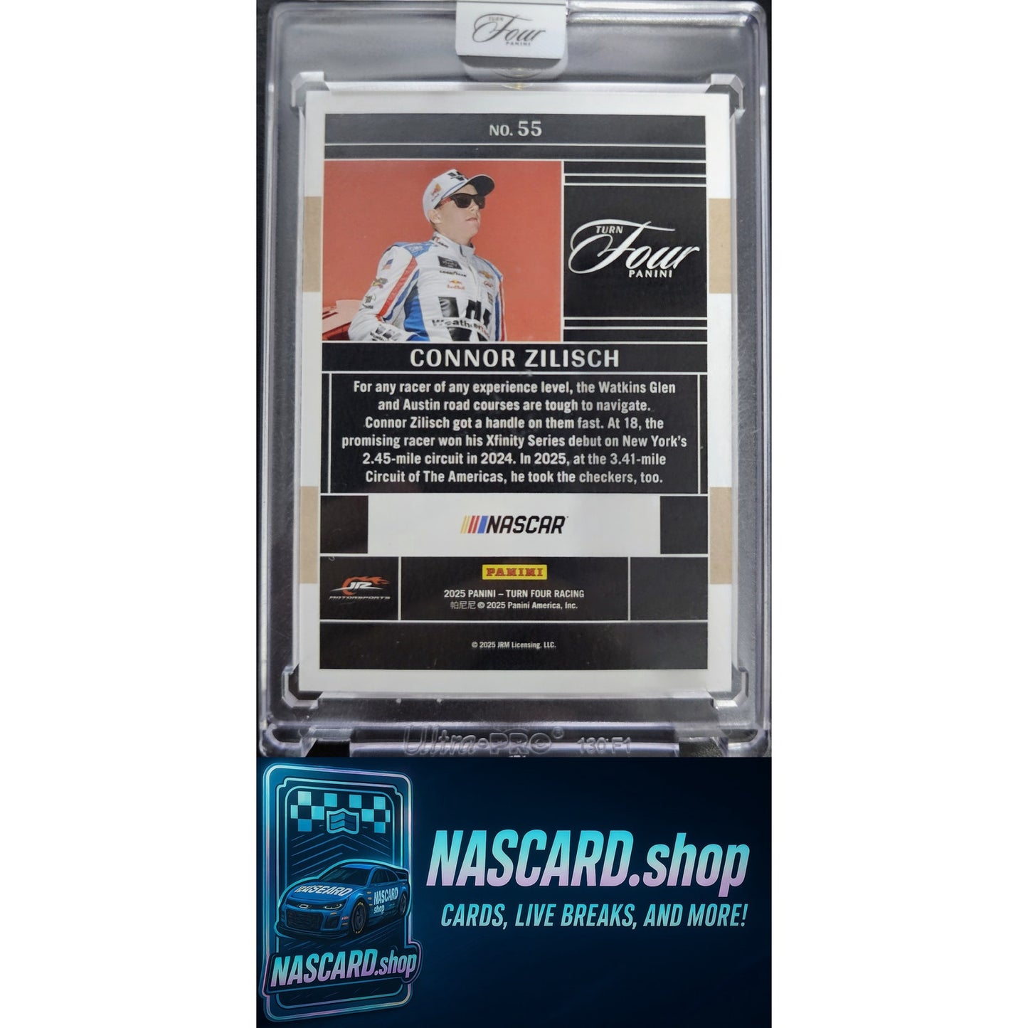 2025 Panini Turn Four #55 Connor Zilisch #/75 RC