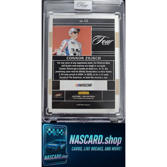 2025 Panini Turn Four #55 Connor Zilisch #/75 RC