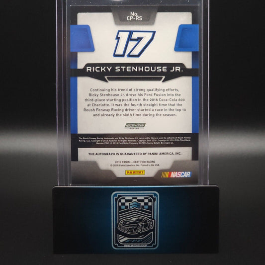 2016 Certified Racing Certified Potential Signatures Blue Ricky Stenhouse Jr /50 - NASCARD.shop
