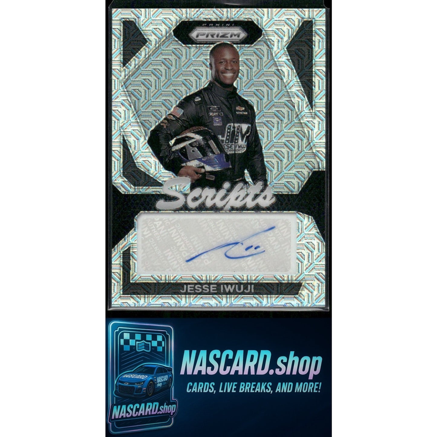 2024 Panini Prizm #S-JII Jesse Iwuji Scripts Mojo #/25