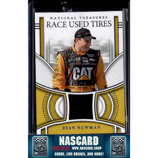 2024 Panini National Treasures #RUT-RNW Ryan Newman Race Used Tires #/99 - NASCARD.shop