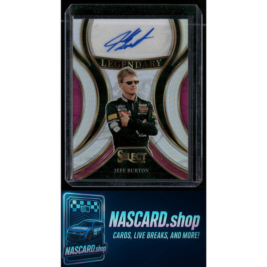 2024 Panini Select #LS-JBT Jeff Burton Legendary Signatures - NASCARD.shop
