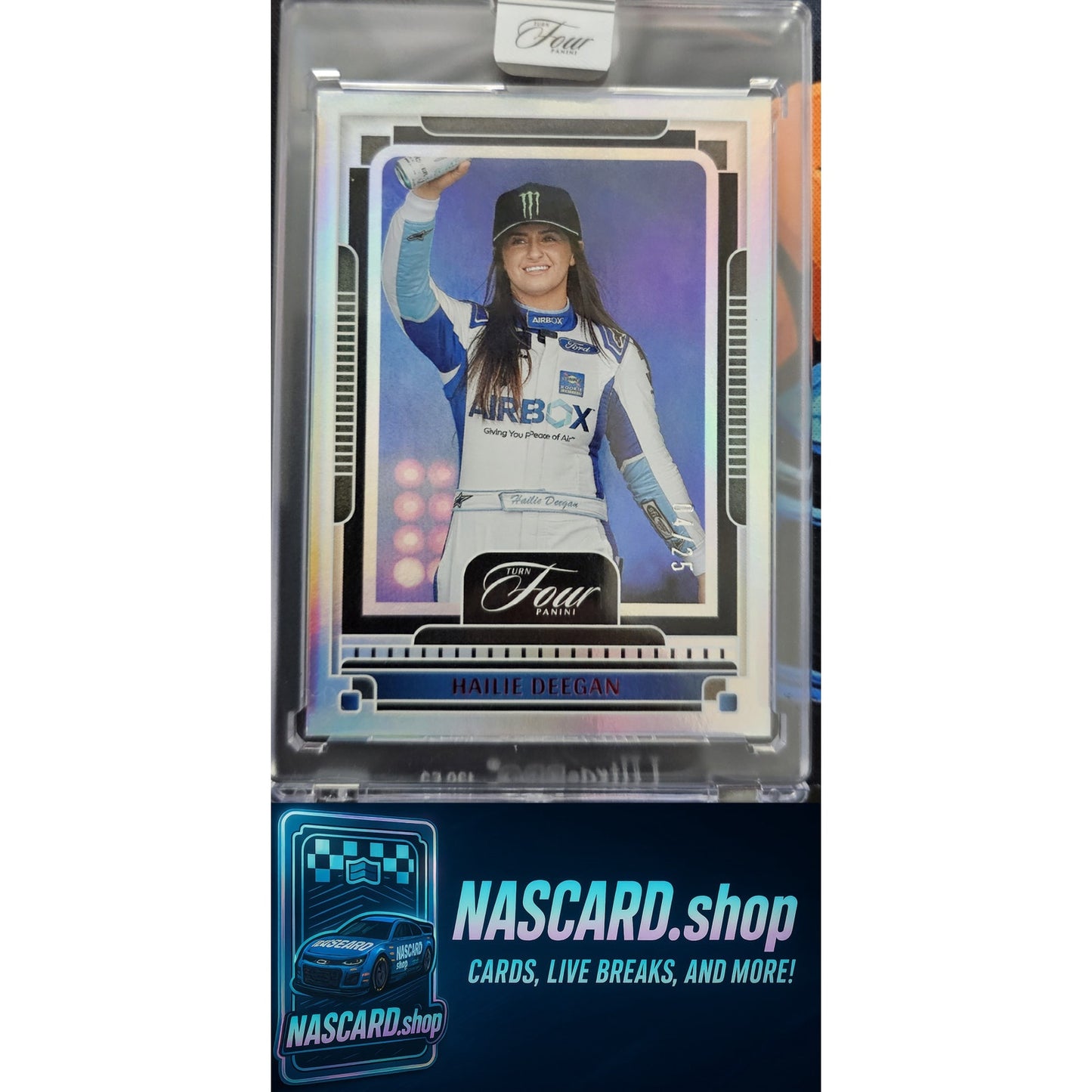 2025 Panini Turn Four #6 Hailie Deegan Red #/25