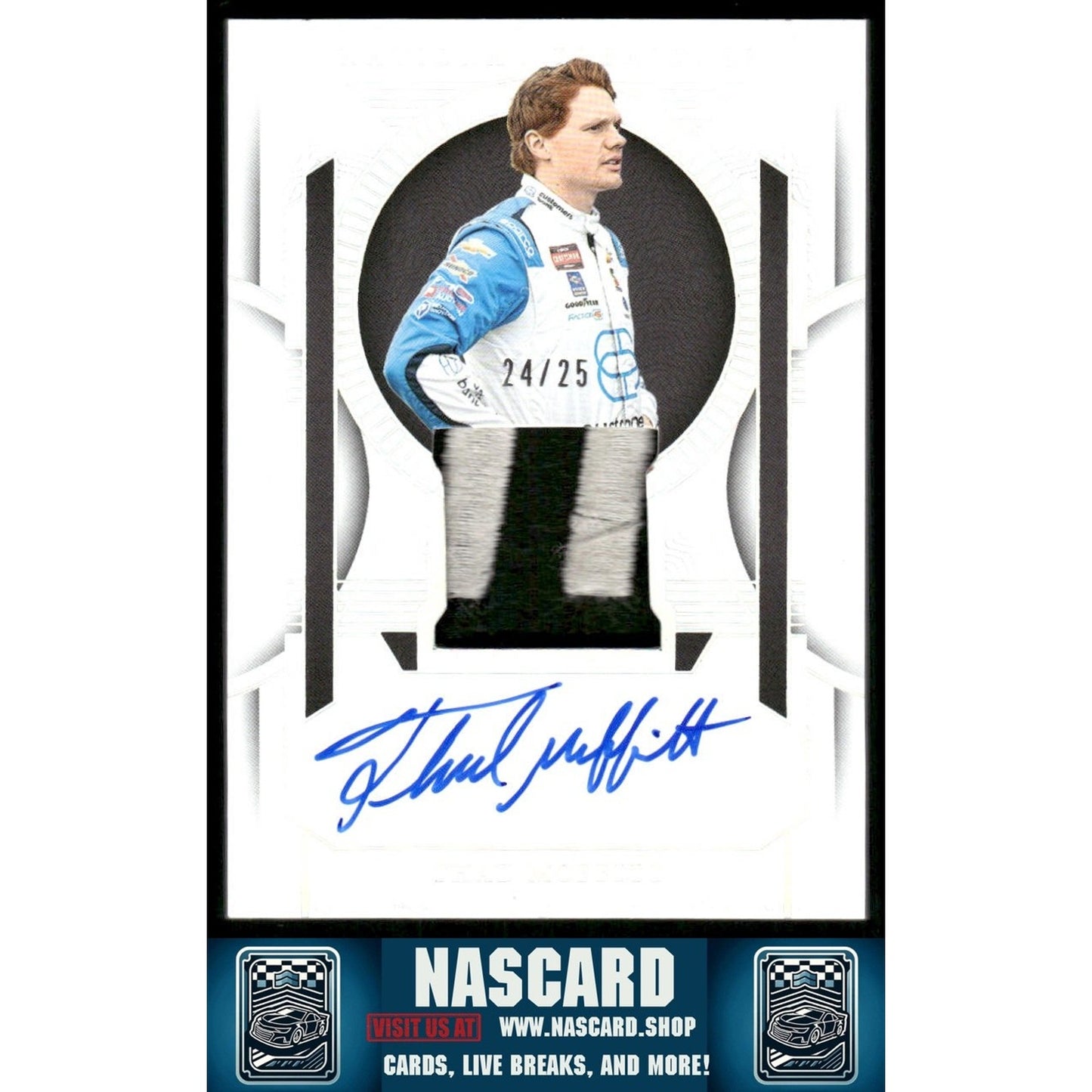 2024 Panini National Treasures #PP-TMT Thad Moffitt Premium Patches Holo Silver - NASCARD.shop