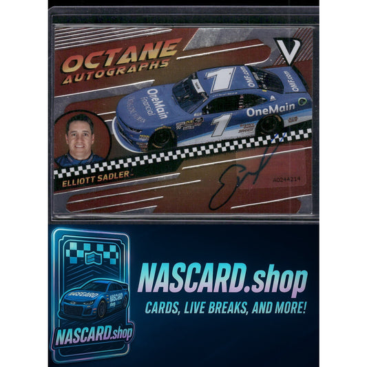 2018 Panini Victory Lane #OA-ES Elliott Sadler Octane Autographs #/150