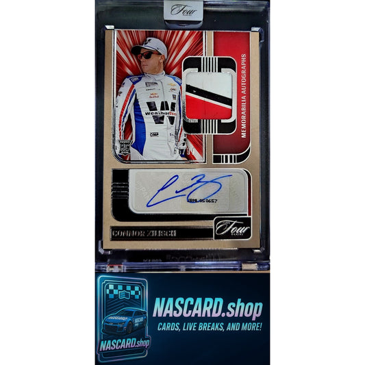 2025 Panini Turn Four #MA-CZS Connor Zilisch Memorabilia Autographs #66/99 RC