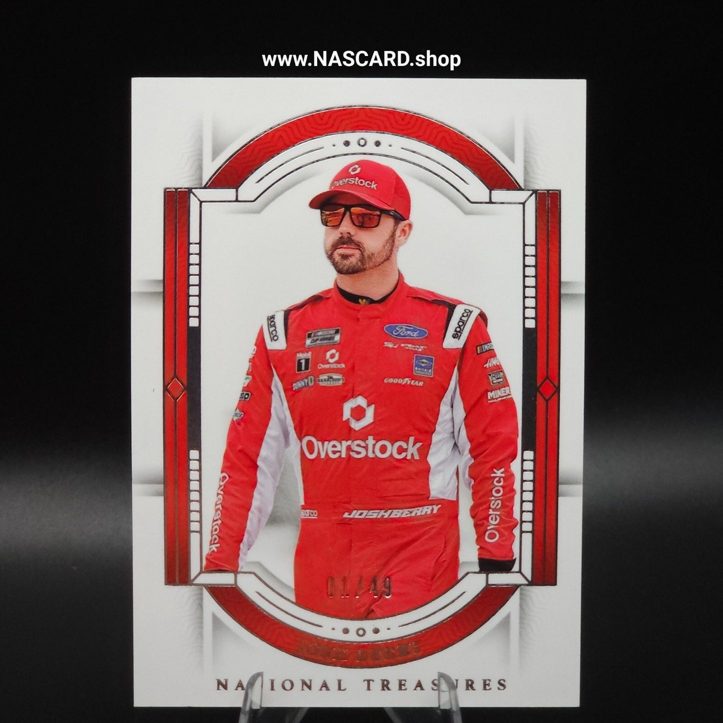 2024 National Treasures Base #19 Josh Berry 01/49