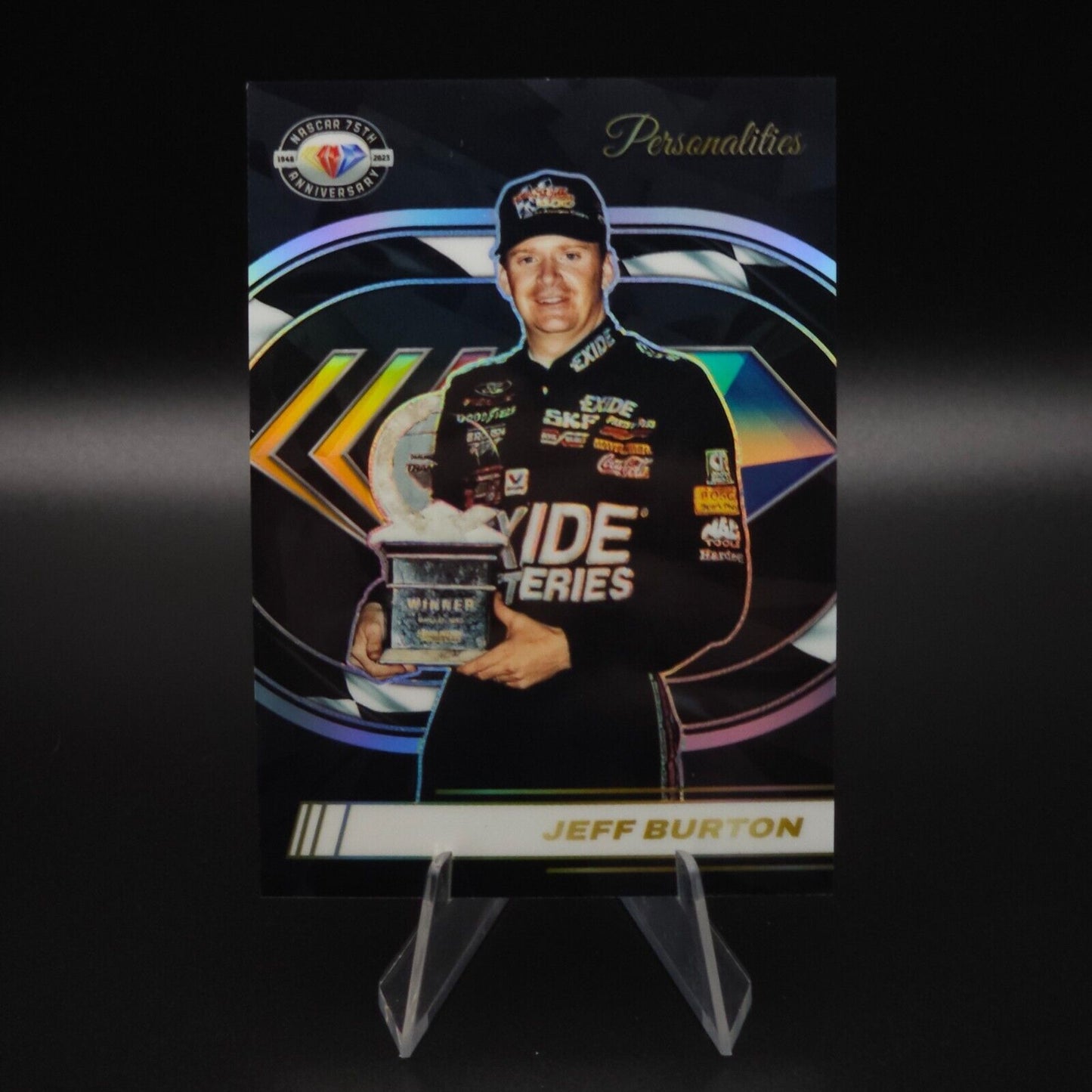 2023 Panini Prizm Racing - NASCAR 75th Anniversary Personalities #53 Jeff Burton