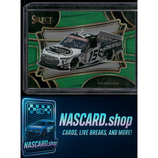 2024 Panini Select #124 Tanner Gray Green Prizms #/5