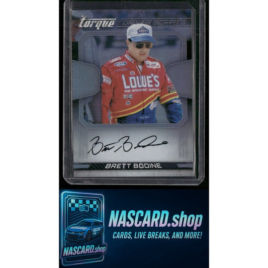 2017 Panini Torque #DS-BB Brett Bodine Driver Scripts