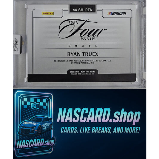 2025 Panini Turn Four #SH-RTX Ryan Truex Shoes #/75