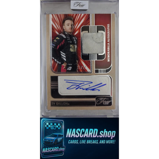 2025 Panini Turn Four #MA-TDN Ty Dillon Memorabilia Autographs #/25