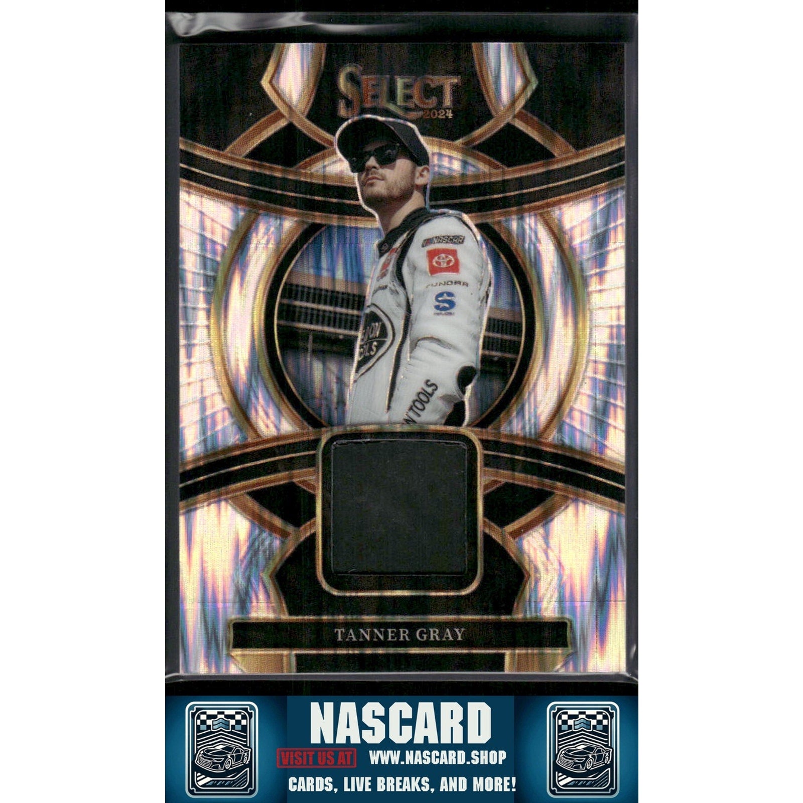 2024 Panini Select #SS-TAG Tanner Gray Selective Swatches Flash Prizms - NASCARD.shop