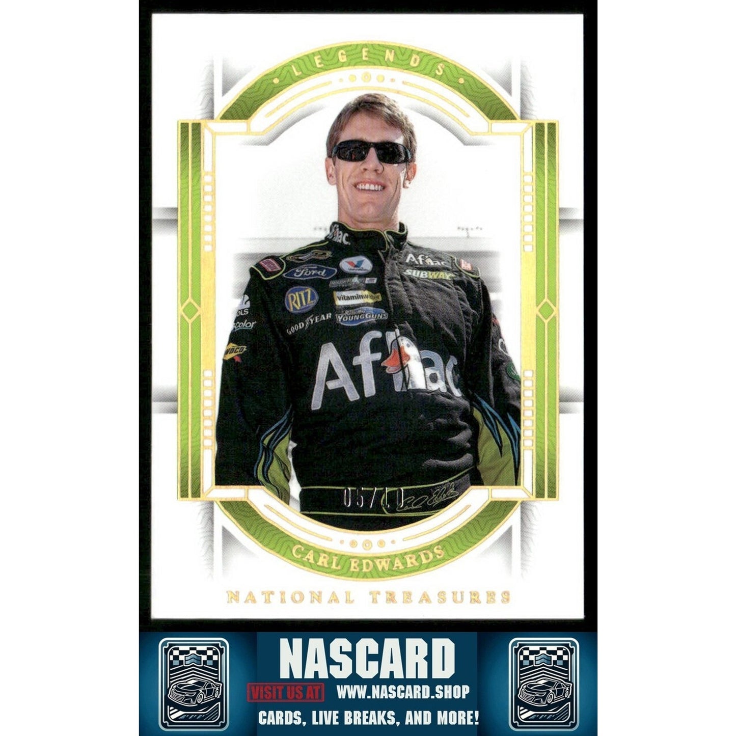 2024 National Treasures Legends Carl Edwards 05/49