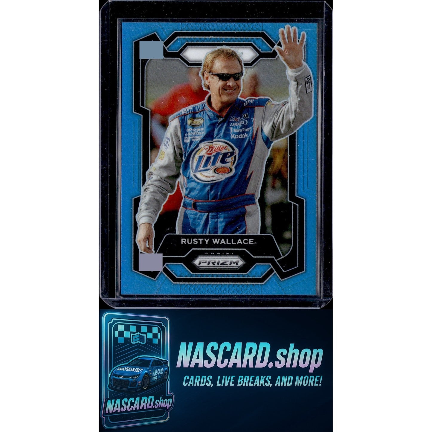 2024 Panini Prizm #67 Rusty Wallace Carolina Blue #/49 - NASCARD.shop