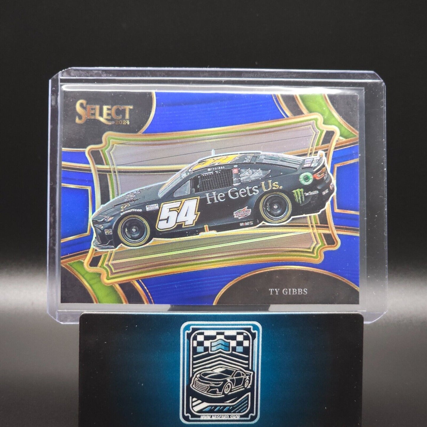 2024 Panini Select - Pit Road Blue Prizm #158 Ty Gibbs /175 - NASCARD.shop