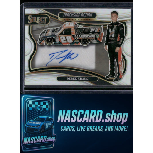 2025 Panini Select #TAS-DKS Derek Kraus Trackside Action Signatures