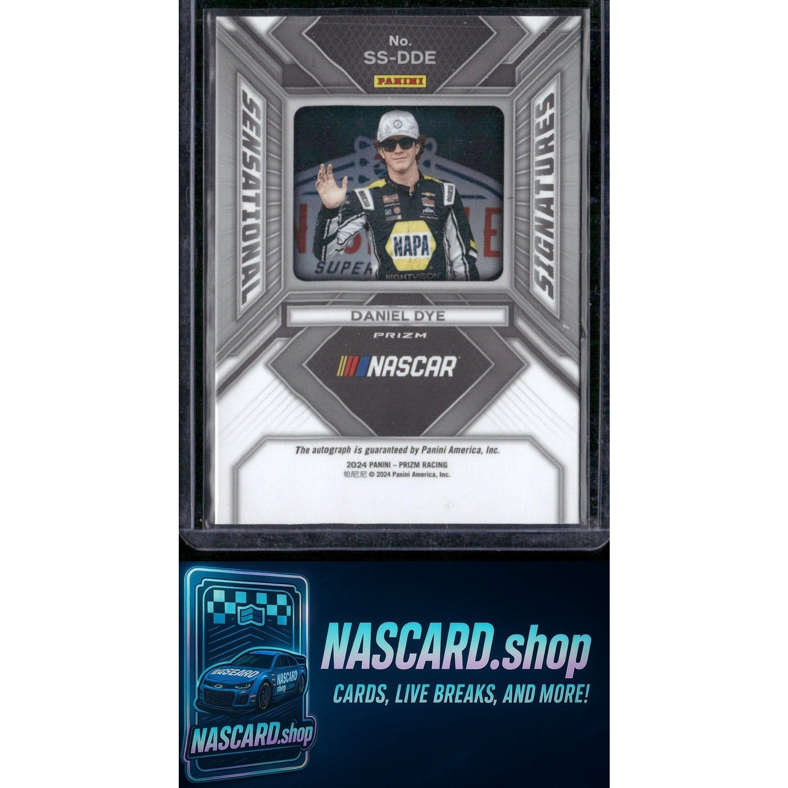 2024 Panini Prizm #SS-DDE Daniel Dye Sensational Signatures - NASCARD.shop