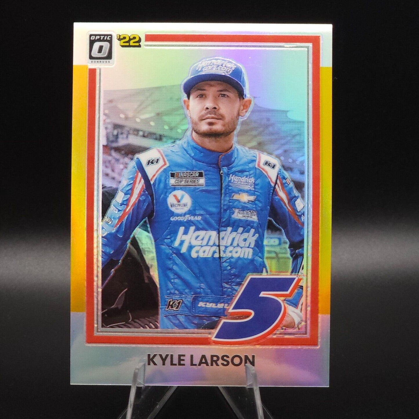 2022 Panini Donruss NASCAR - Optic Gold #91 Kyle Larson Young Money /10