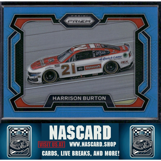 2024 Panini Prizm #39 Harrison Burton Carolina Blue #/49 - NASCARD.shop