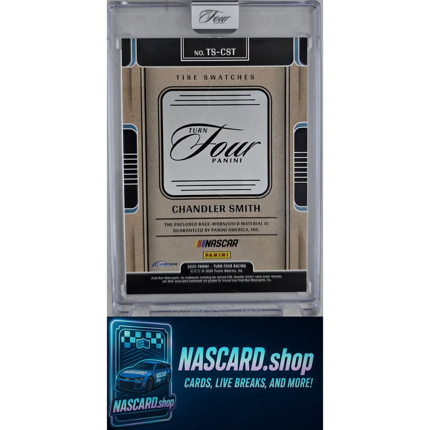 2025 Panini Turn Four #TS-CST Chandler Smith Tire Swatches #/99