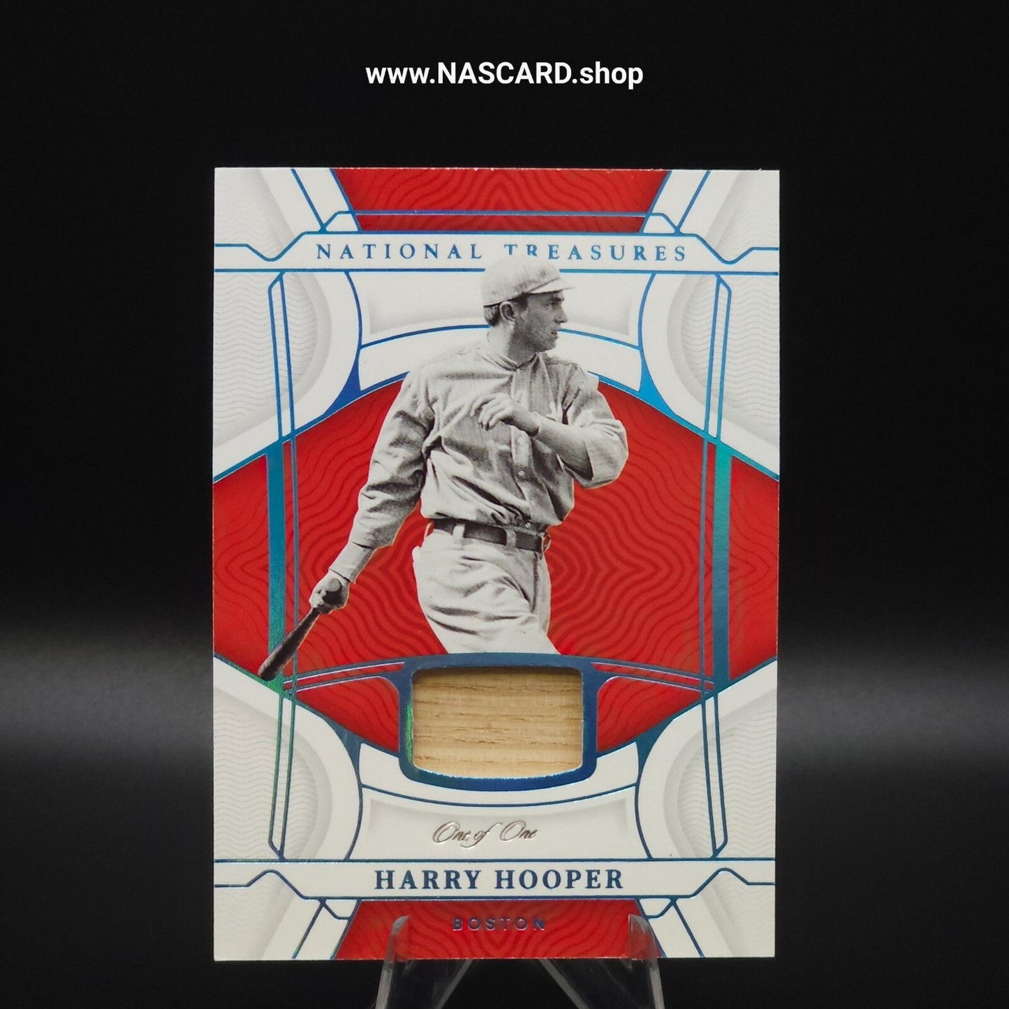 2022 National Treasures Harry Hooper Holo Platinum Blue Harry Hooper 1/1 Boston