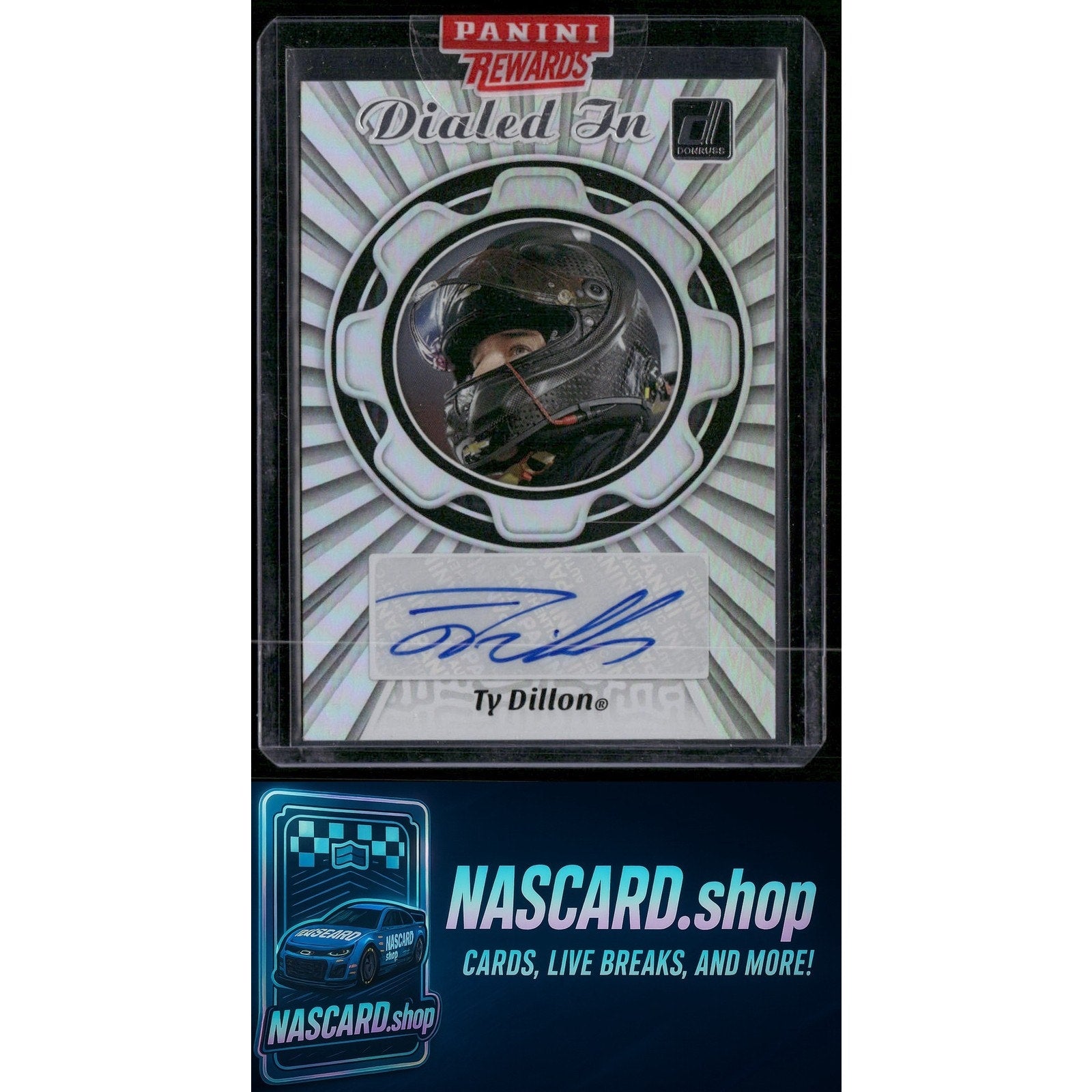2024 Donruss #DIA-TD Ty Dillon Dialed In Autographs - NASCARD.shop