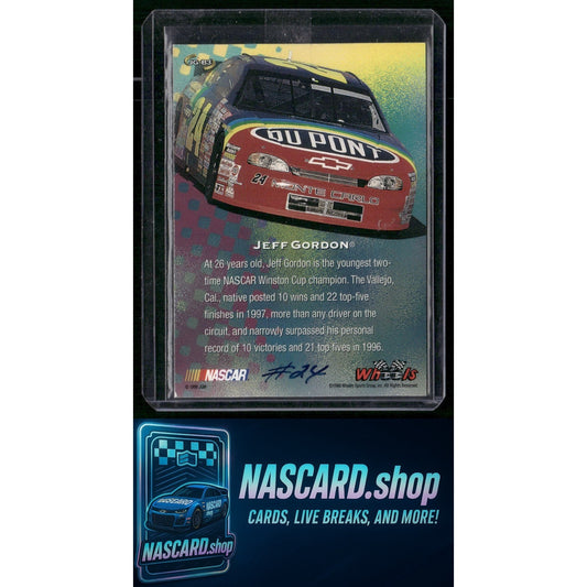 1998 Wheels High Gear #JG-B3 Jeff Gordon Custom Shop Prizes #24